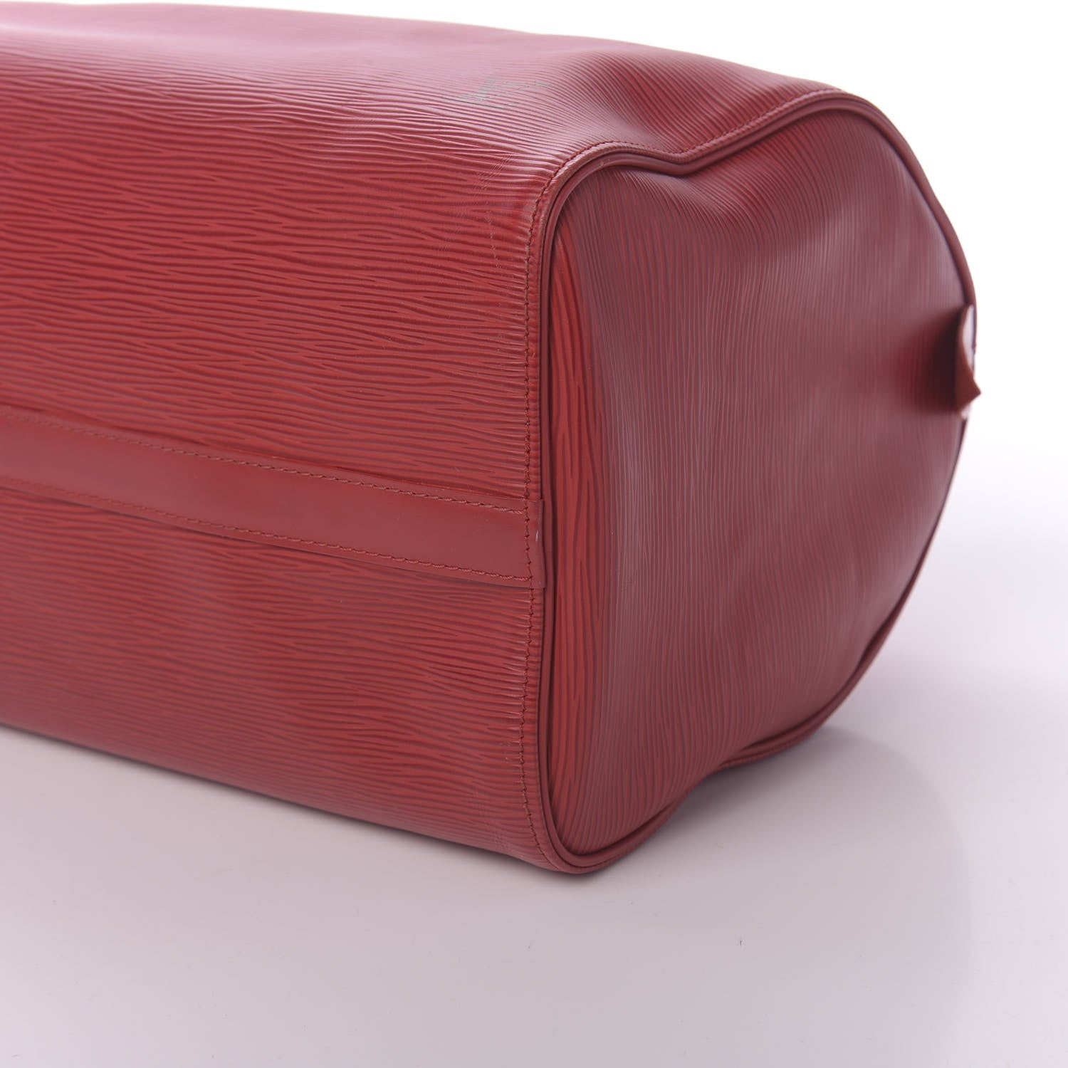 Louis Vuitton Epi Speedy 30 Castillan Red 7 of 10
