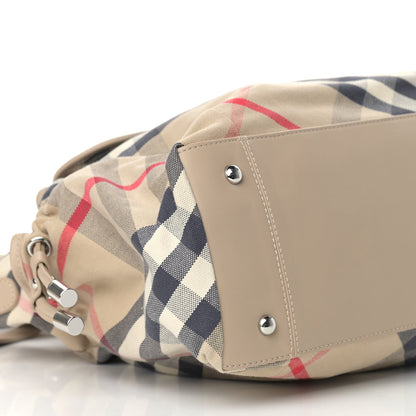 Burberry Nova Check Tote Diaper Bag Beige 9 of 11