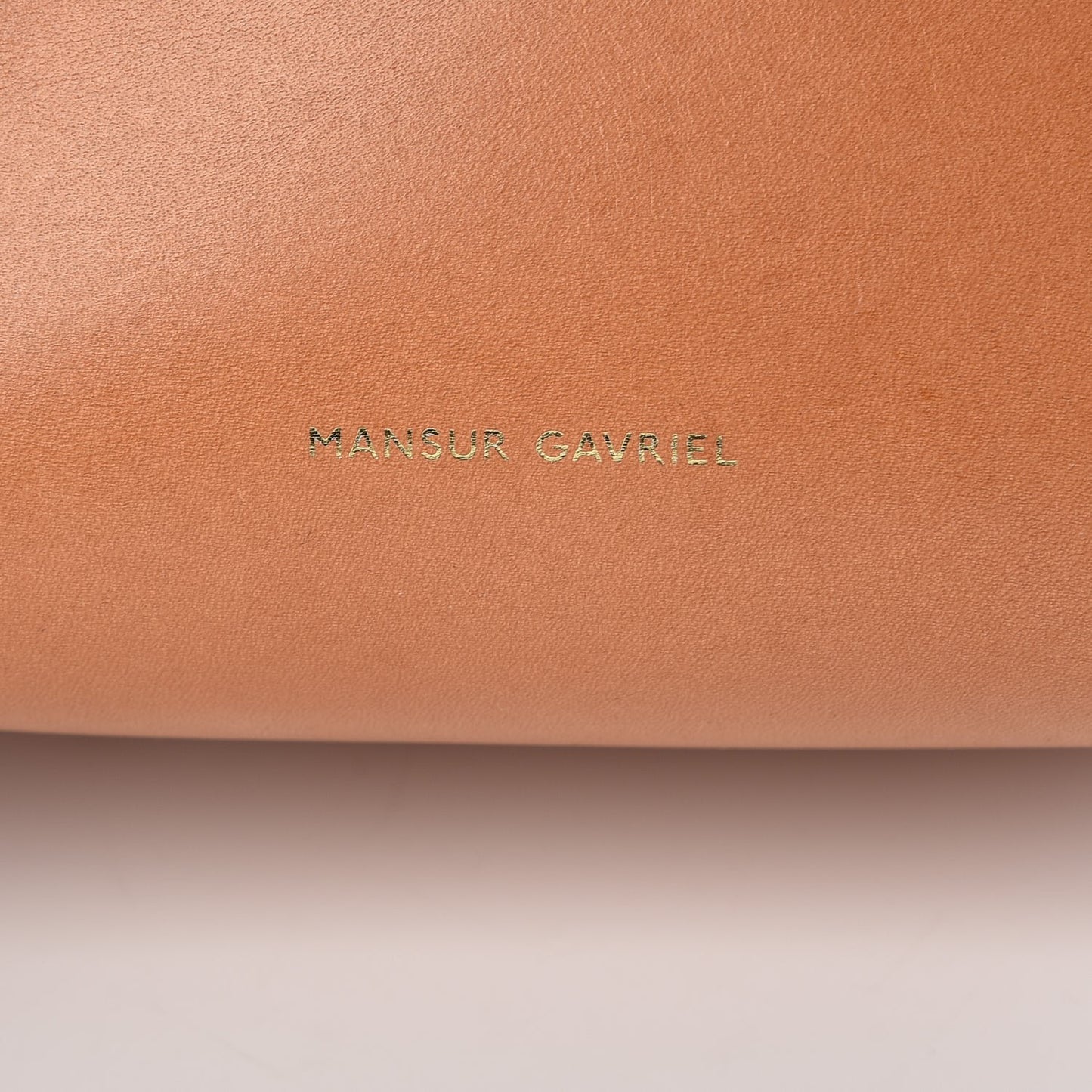 Calfskin Mini Mini Bucket Bag Cammello Rosa
