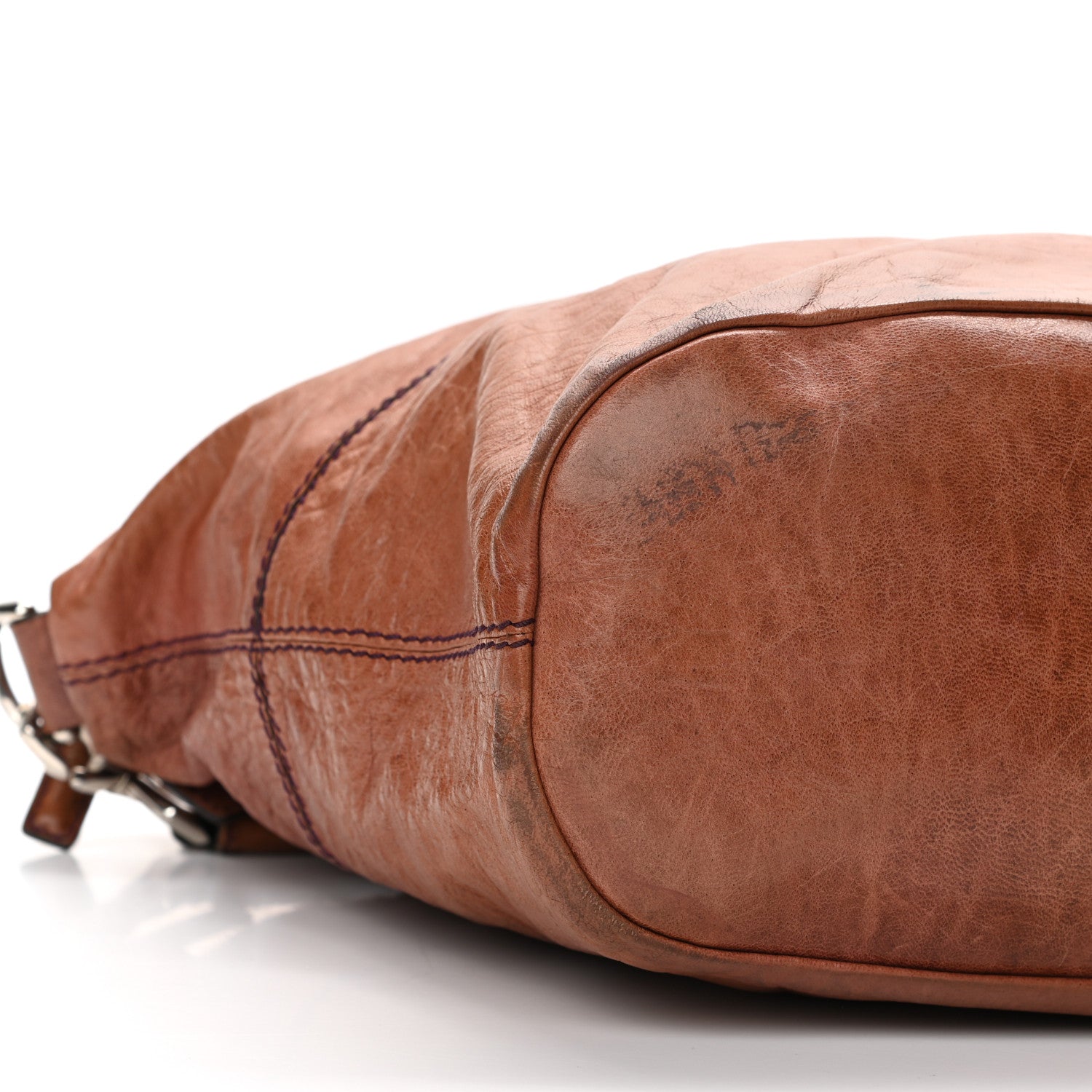 Givenchy Wrinkled Lambskin Medium Nightingale Tan 9 of 17