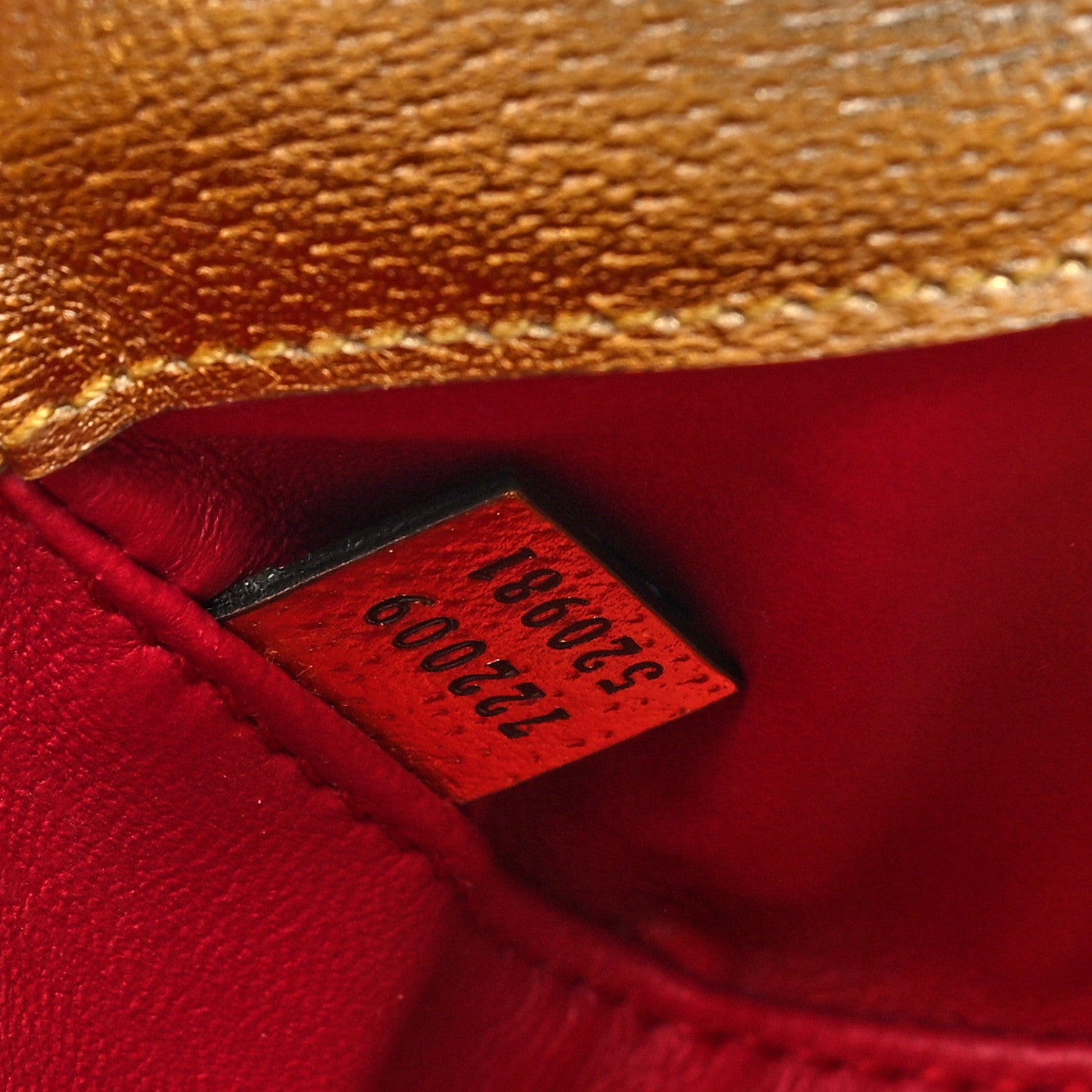 Gucci X ADIDAS Textured Dollar Calfskin Web Trefoil Horsebit 1955 Shoulder Bag King Gold Black 7 of 10