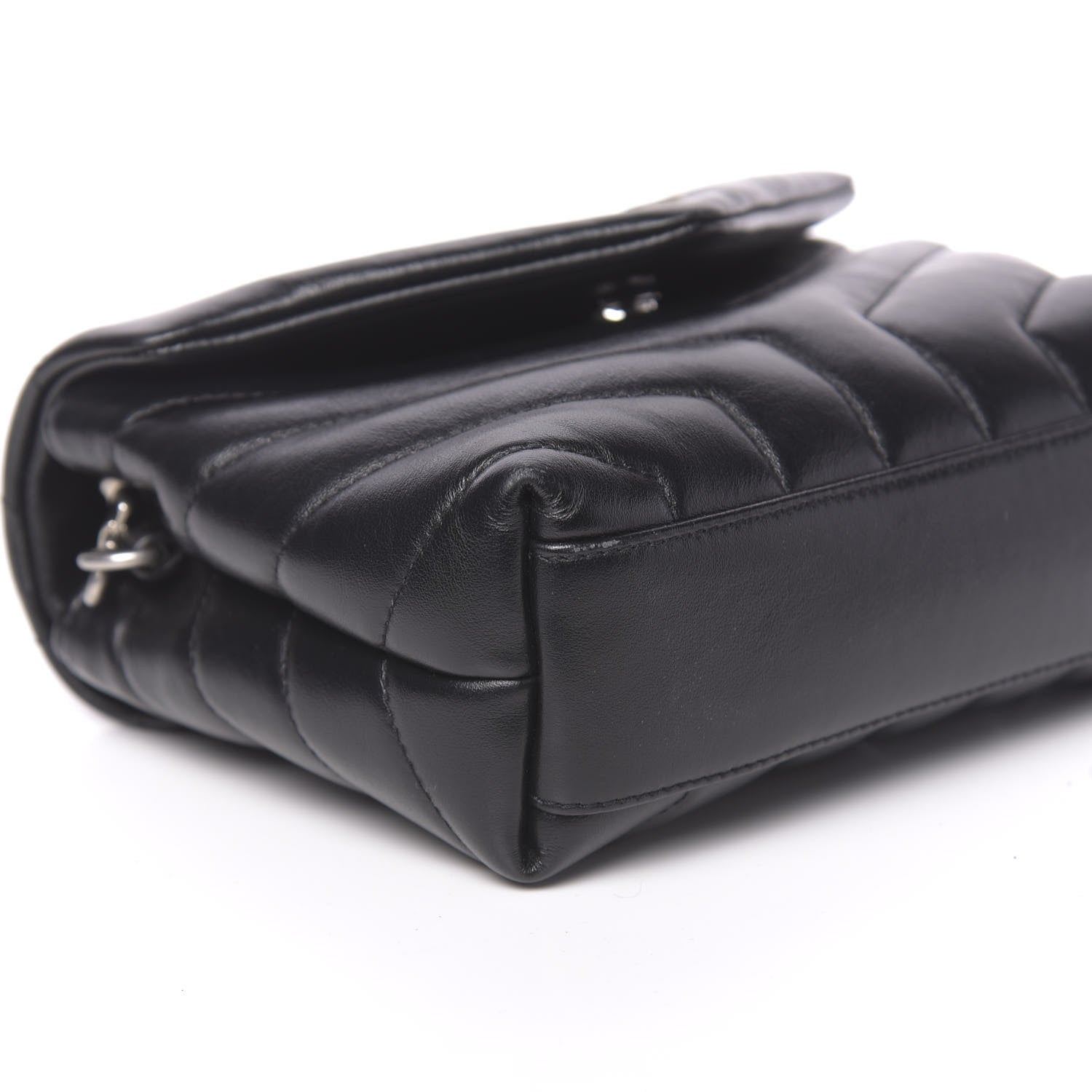 Saint Laurent Calfskin Y Quilted Monogram Toy Loulou Crossbody Bag 7 of 9