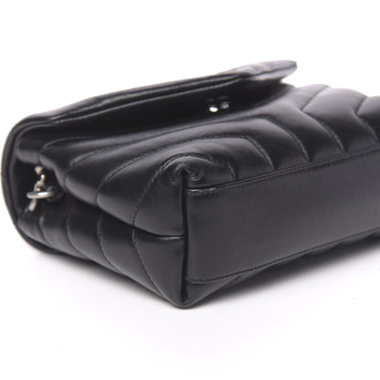 Saint Laurent Calfskin Y Quilted Monogram Toy Loulou Crossbody Bag 7 of 9