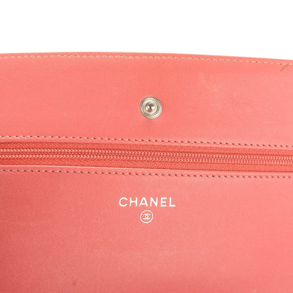 Chanel Lambskin Lucky Charms Symbols Wallet on Chain WOC Pink 6 of 8