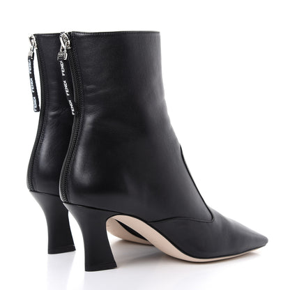 Fendi Lambskin FFreedom Ankle Boots 35.5 Black 4 of 10