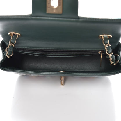 Chanel Lambskin Mosaic Small Flap Green Multicolor 5 of 16