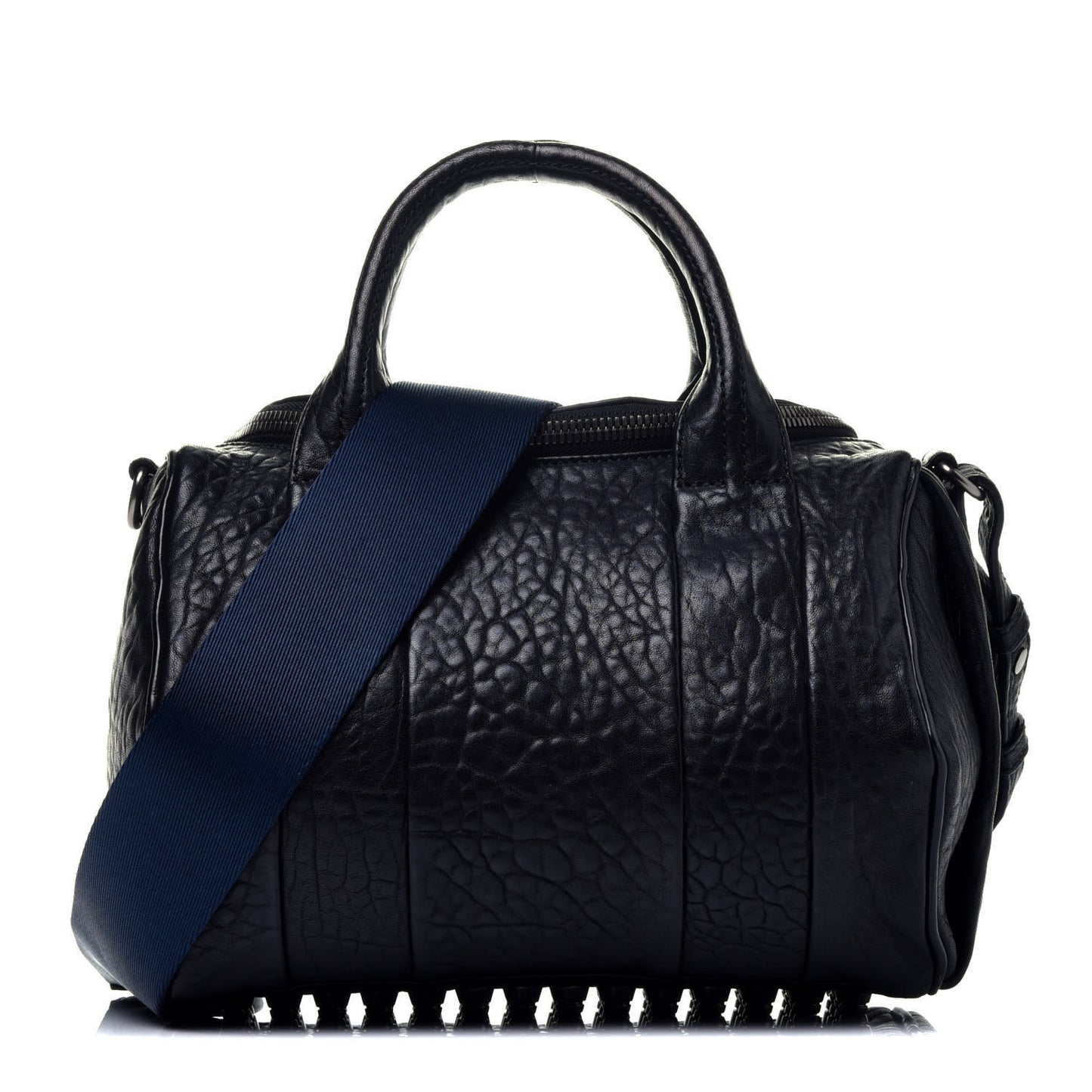 Pebbled Lambskin Rockie Black Nickel Hardware