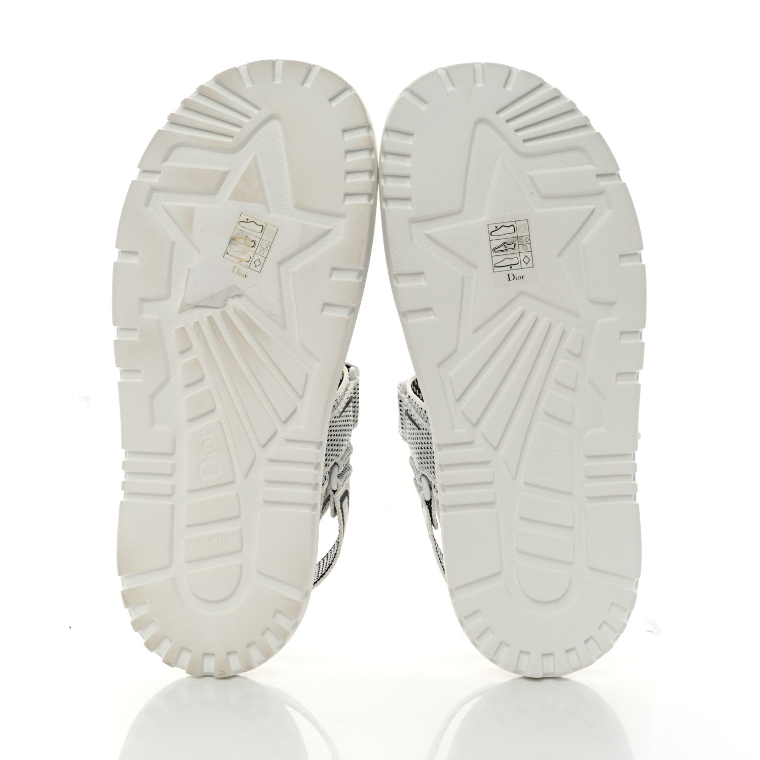 Christian Dior Technical Knit Jute Dioract 10mm Sandals 39.5 White Black 5 of 8