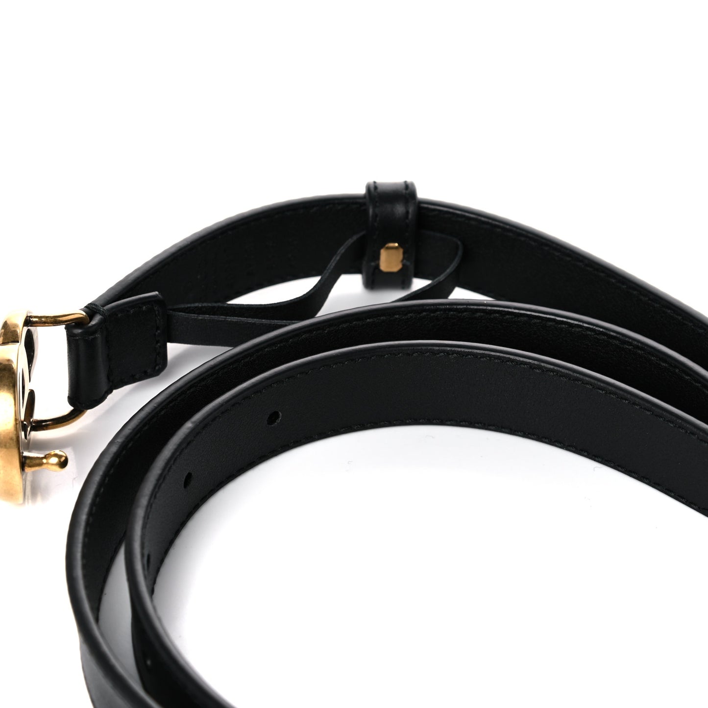 Calfskin Double G 20mm Belt 85 34 Black
