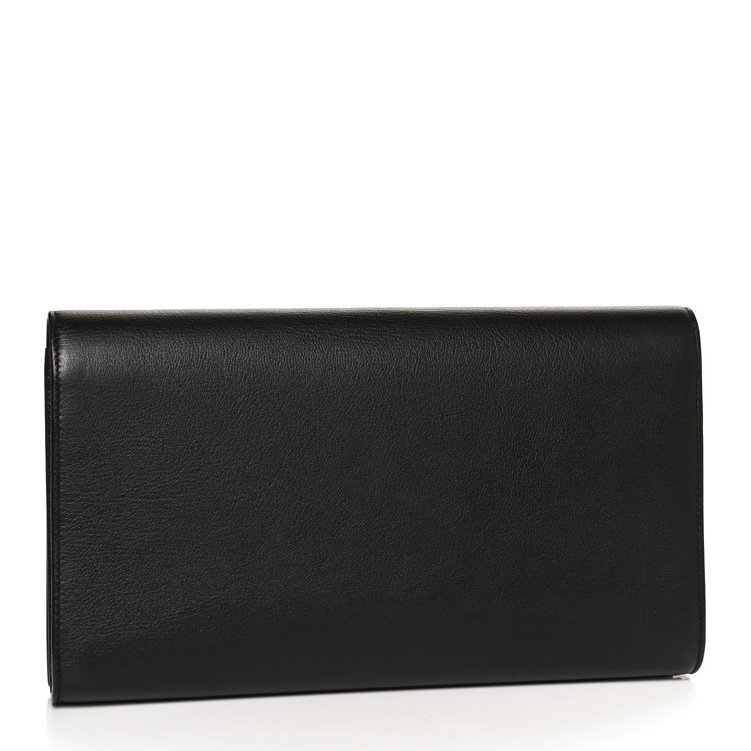 Saint Laurent Calfskin Monogram Large Belle De Jour Clutch Black 3 of 9