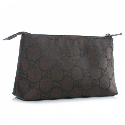 Gucci Nylon Monogram Cosmetic Pouch Brown 2 of 6