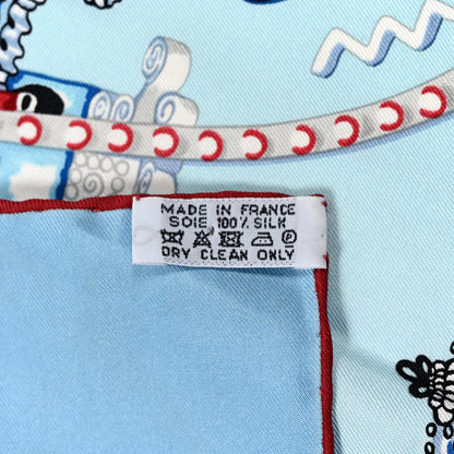 Hermes Silk Carre Paperoles Scarf 90 4 of 8