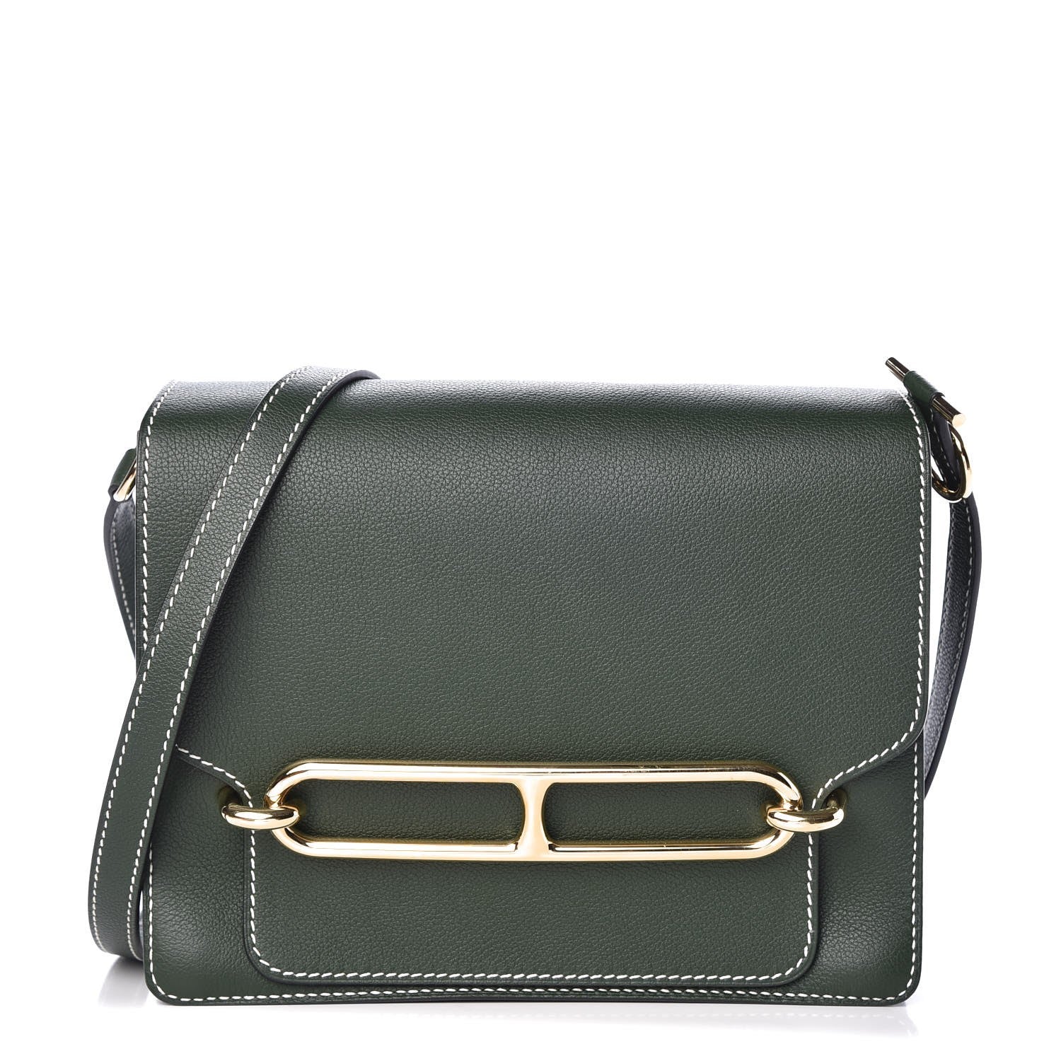 Hermes Evercolor Sac Roulis 23 Vert Anglais 1 of 8