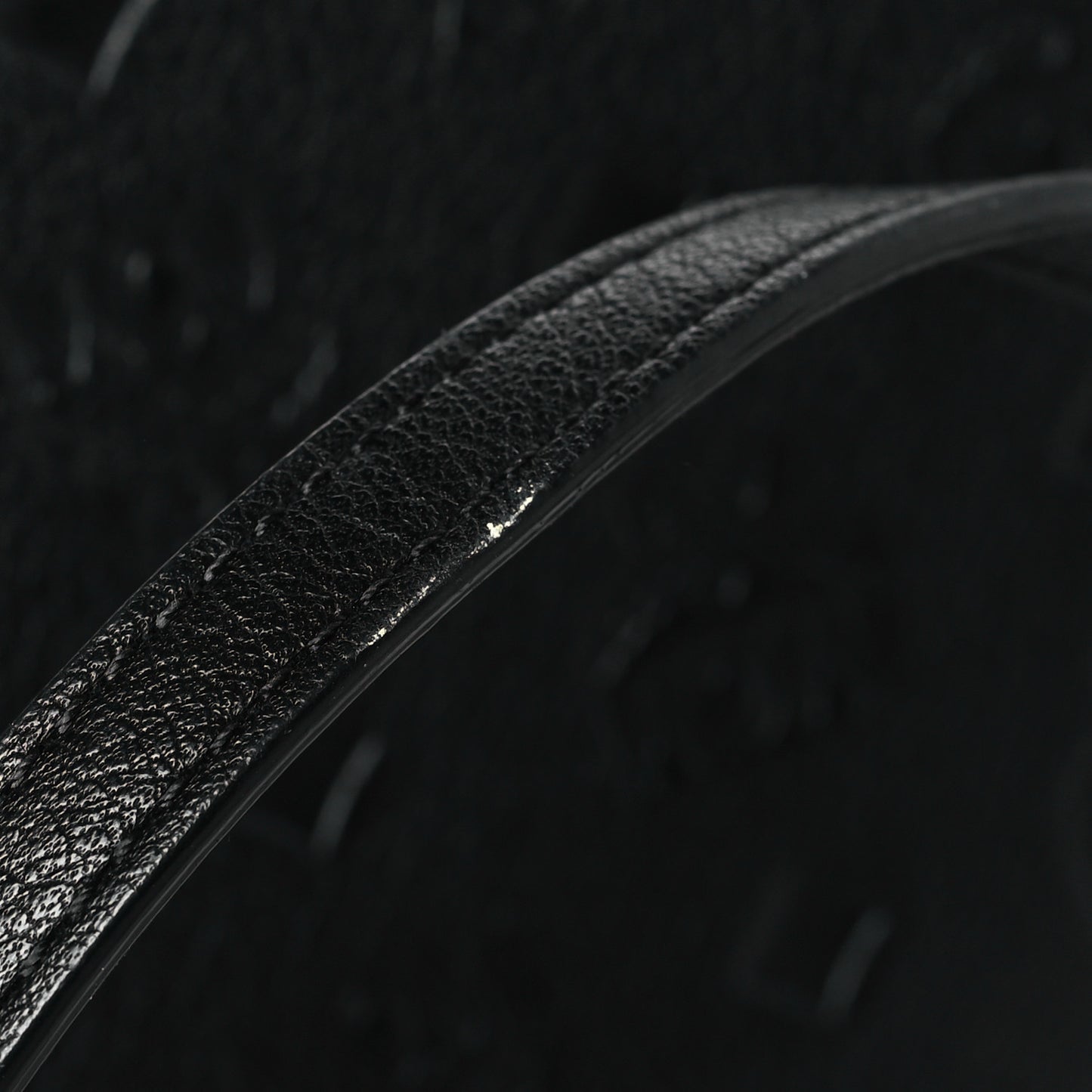 Calfskin Ottomar Monogram Crossbody Zip Messenger Pouch Black