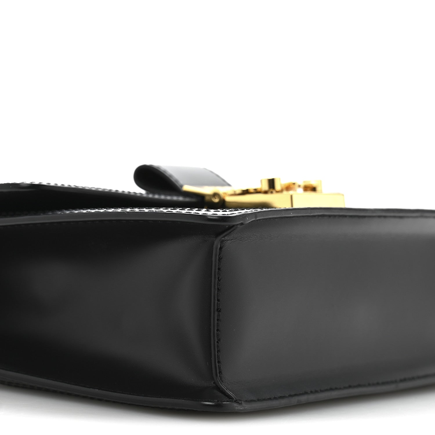 MCM Visetos Small Tracy Shoulder Bag Black 9 of 12