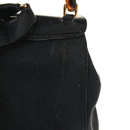 Gucci Calfskin Bamboo Backpack Black 23 of 28