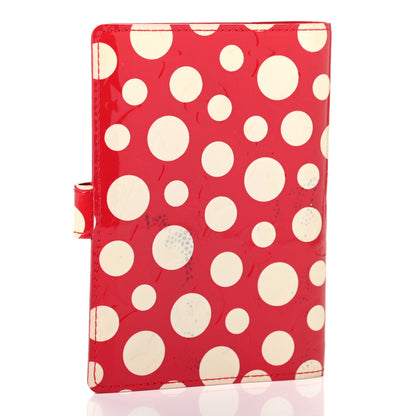 Louis Vuitton Vernis Kusama Infinity Dots Small Ring Cover Agenda Red 2 of 4