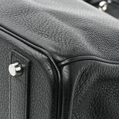 Hermes Taurillon Clemence Birkin 40 Black 14 of 17