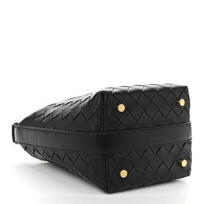 Bottega Veneta Calfskin Nappa Intrecciato Candy Wallace Black 4 of 10