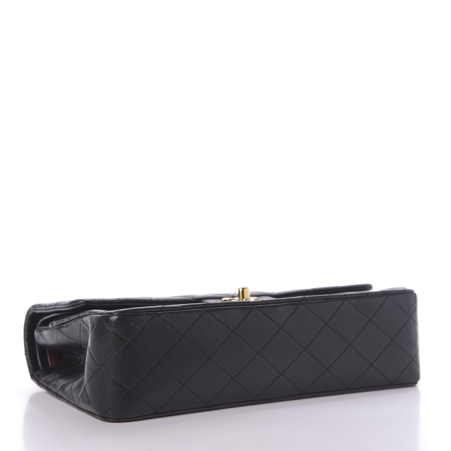 Chanel Lambskin Quilted Medium Double Flap Black 4 of 11