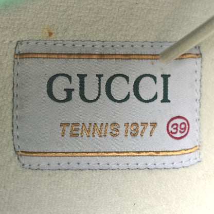 Gucci Linen Psychedelic Mini GG Monogram 1977 Tennis High Top Womens Sneakers 39 Multicolor Mystic White 8 of 9