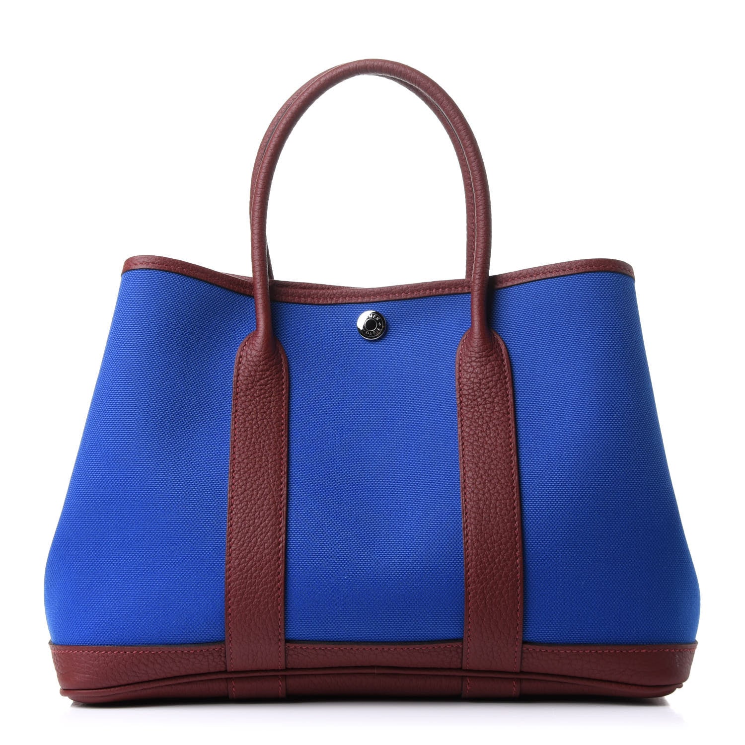 Hermes Toile Negonda Garden Party 30 TPM Bleu Bill Rouge H 1 of 9