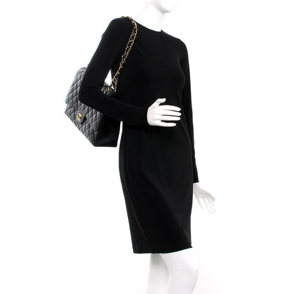 Chanel Caviar Quilted Maxi Single Flap Black 3 of 10