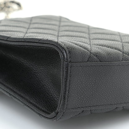Chanel Caviar Quilted Classic Phone Holder Black 9 of 12