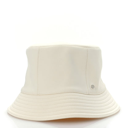 Hermes Fabric Calvi Bucket Hat 57 White 5 of 9