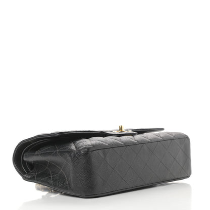 Chanel Caviar Quilted Medium Double Flap Black 4 of 18