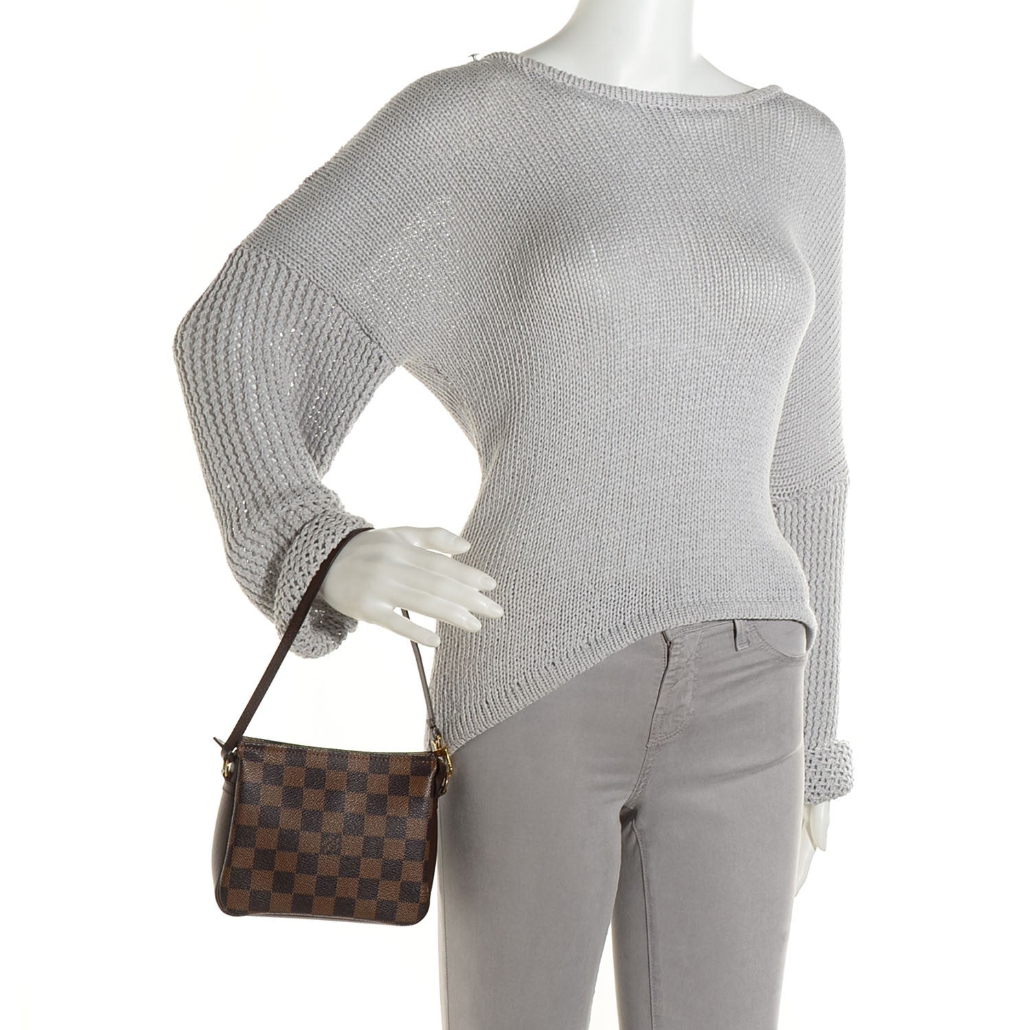 Louis Vuitton Damier Ebene Trousse Make Up Bag Pochette 2 of 7