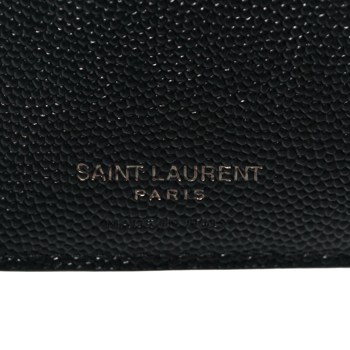 Grain De Poudre Matelasse Chevron Monogram Zipped Card Case Black