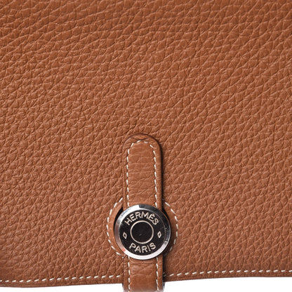 Hermes Togo Dogon Duo Wallet Gold 12 of 14