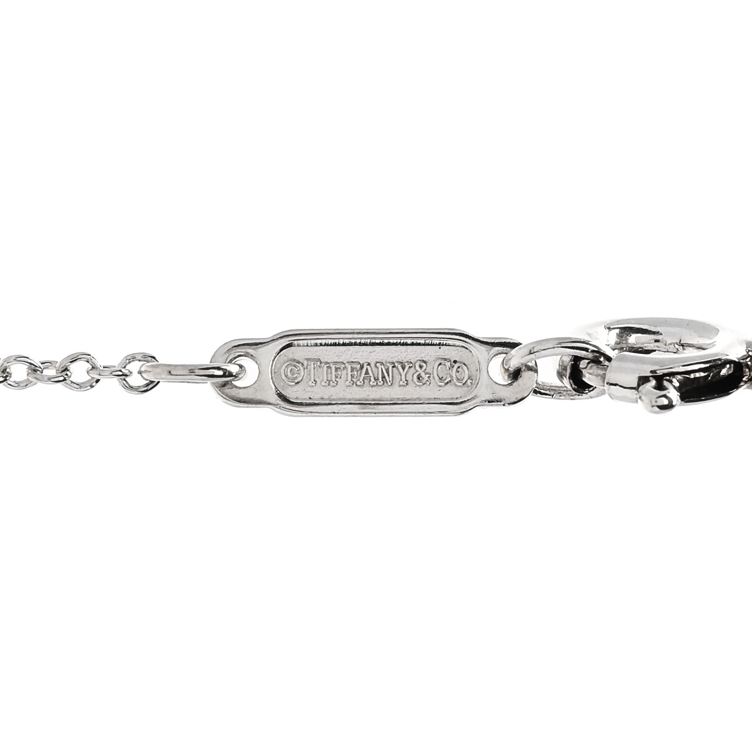 Tiffany Sterling Silver Atlas Lariat Pendant Necklace 4 of 6