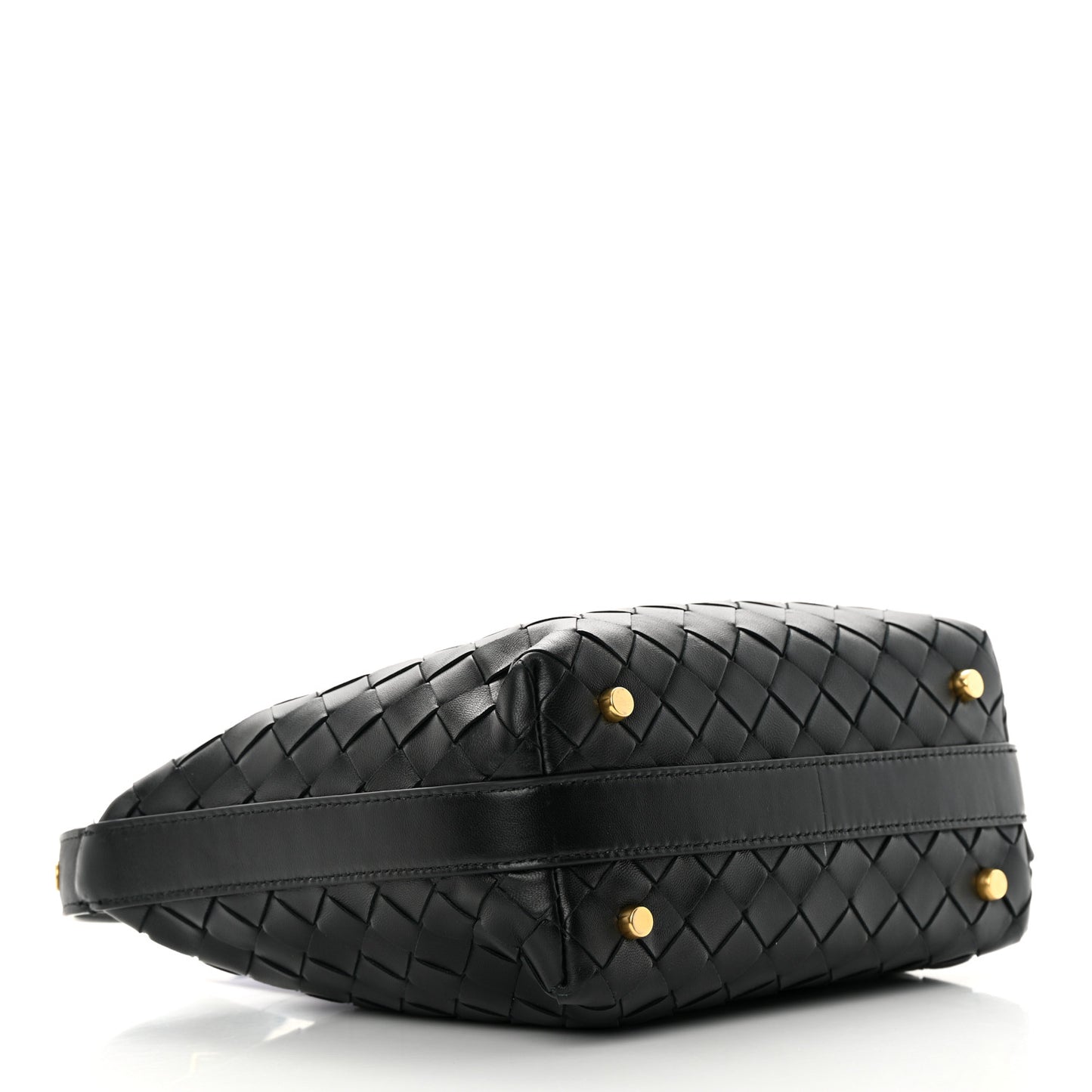 Calfskin Nappa Intrecciato Mini Wallace Black