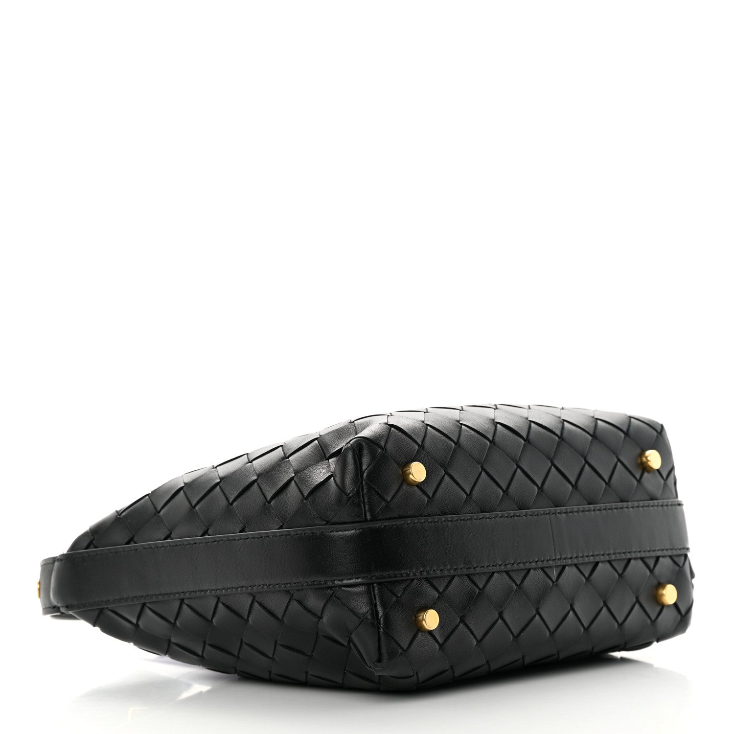 Bottega Veneta Calfskin Nappa Intrecciato Mini Wallace Black 4 of 13