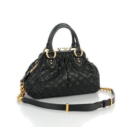 Marc Jacobs Calfskin Quilted Stam Black 3 of 7