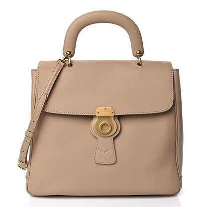 Burberry Trench Calfskin Large DK88 Top Handle Bag Honey 1 of 12