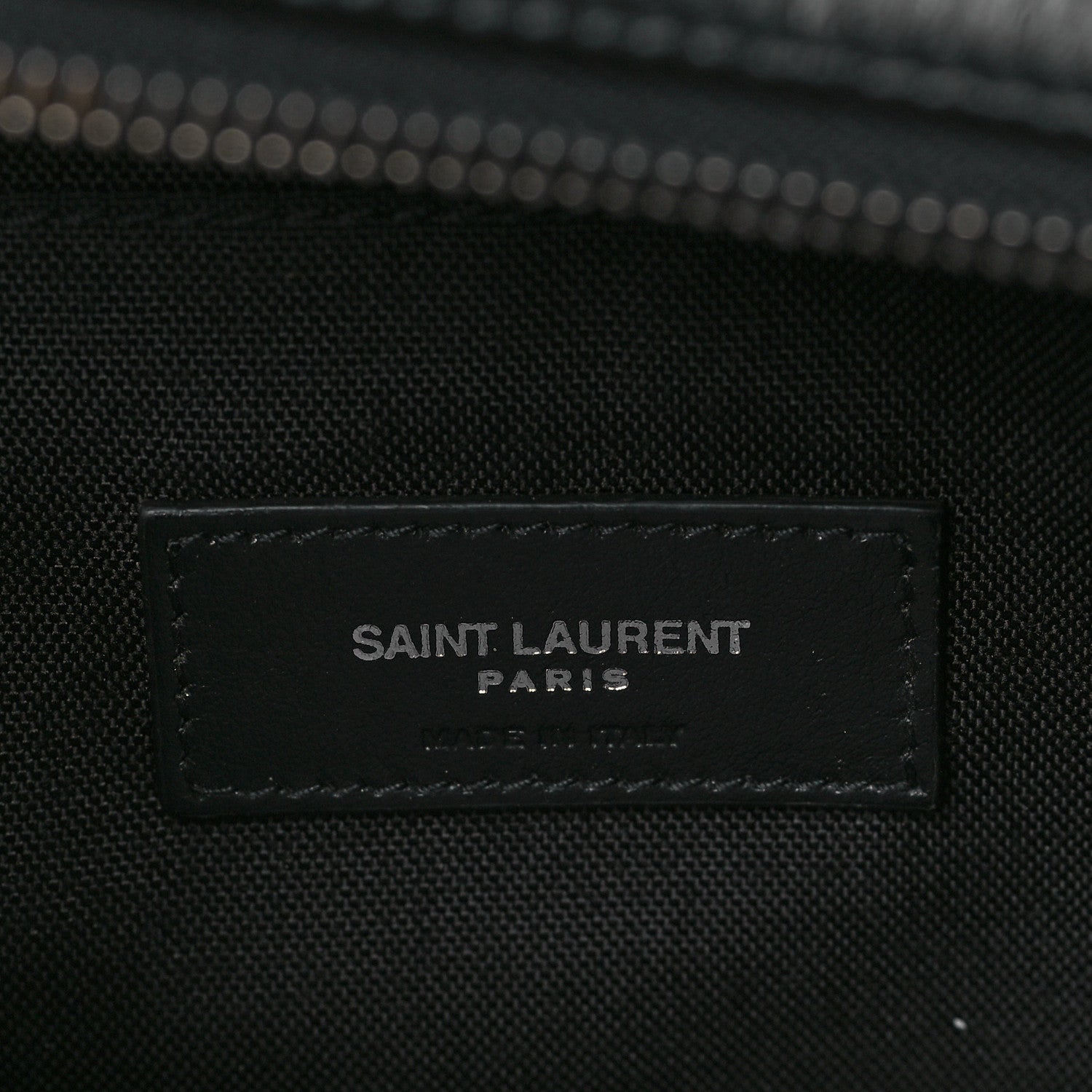 Saint Laurent Canvas Calfskin City Belt Bag Black 11 of 17