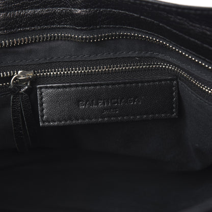 Balenciaga Chevre Silver Metallic Edge Hardware City Black 5 of 9