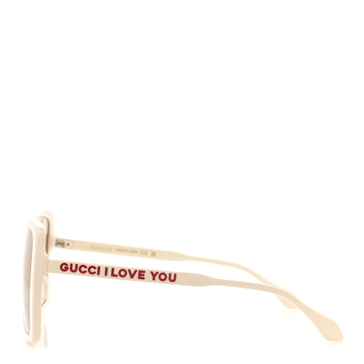 Acetate Square Frame GG0567SAN Sunglasses White