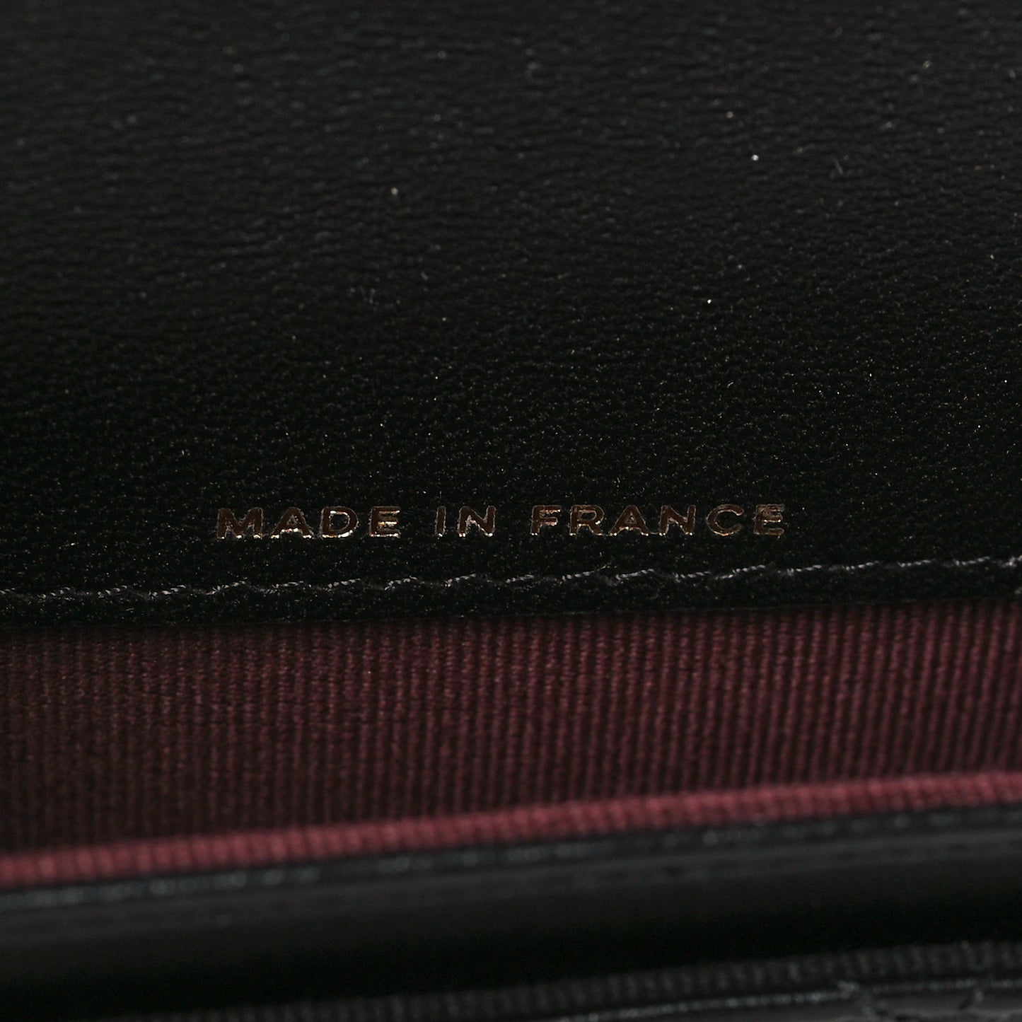 Lambskin Quilted Flap Card Holder Wallet Black