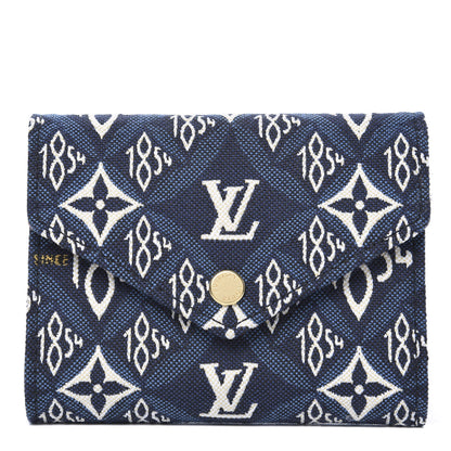 Louis Vuitton Jacquard Since 1854 Victorine Wallet Blue 1 of 8