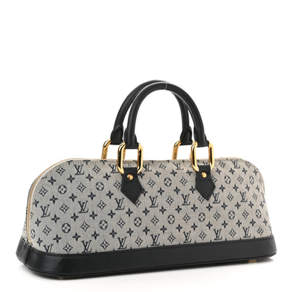 Louis Vuitton Mini Monogram Alma Long Blue 3 of 11