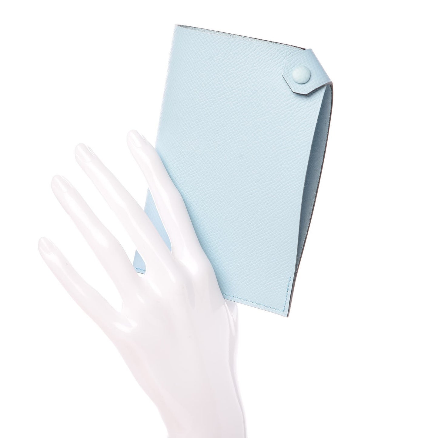 Epsom Tarmac PM Passport Holder Bleu Zephyr