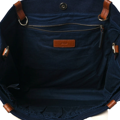 Chloe Cotton Calfskin Changing Bag Navy 5 of 8