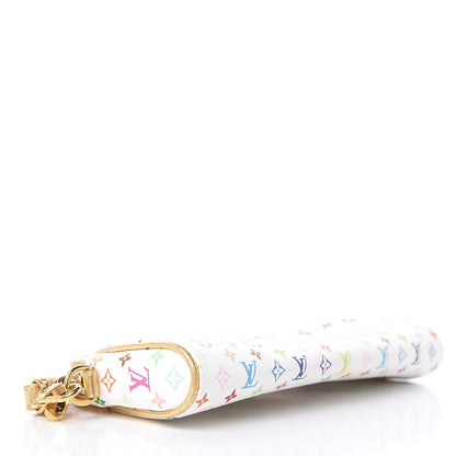 Louis Vuitton Monogram Multicolor Kate Clutch White 4 of 10