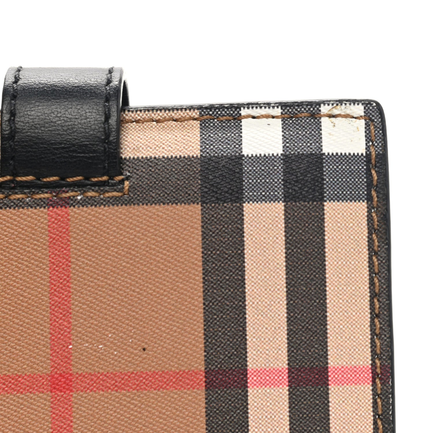 Burberry Vintage Check Folding Wallet Black 5 of 12