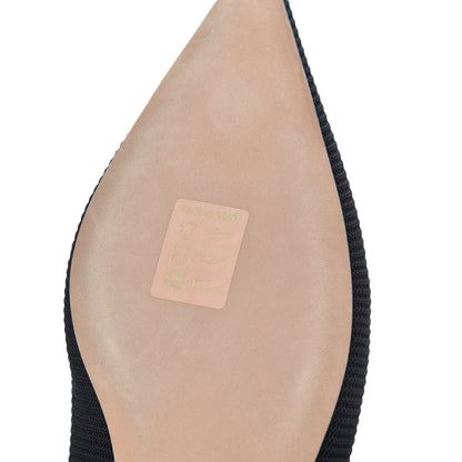 Christian Dior Technical Canvas Ribbon J'Adior Slingback Ballet Flats 39.5 Black 10 of 12