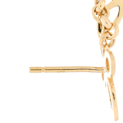 John Hardy 18K Yellow Gold Kawung Chandelier Earrings 5 of 6